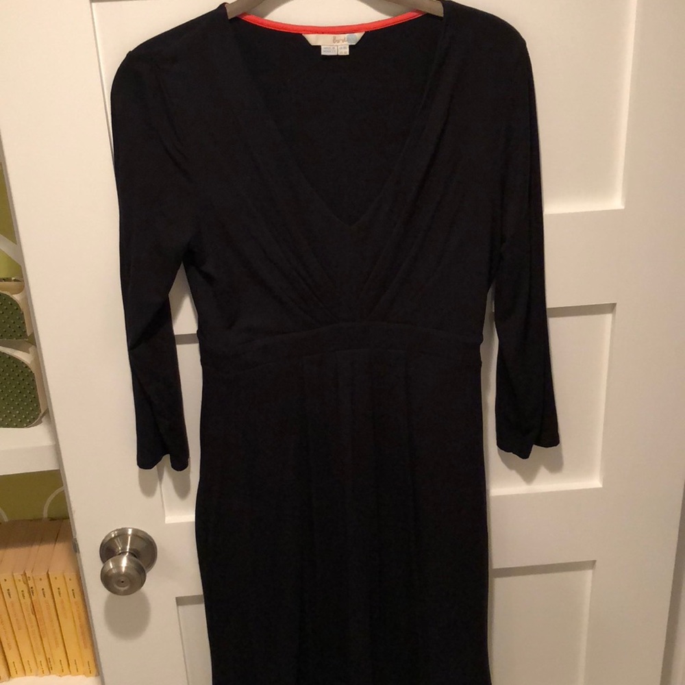 Boden Black Jersey Dress Size 6L